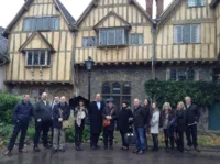 The group of travel agnet guests in Winchester