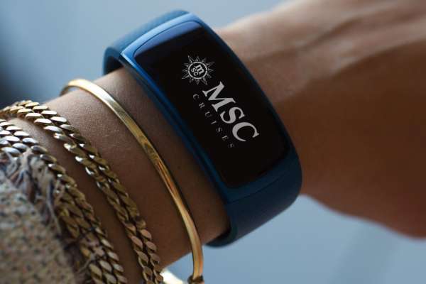 Samsung smart bracelet MSC Cruises