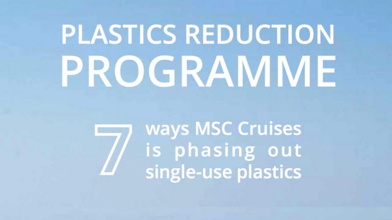 plastics, single-use plastics, ships, cruise, cruising, MSC Cruises, MSC