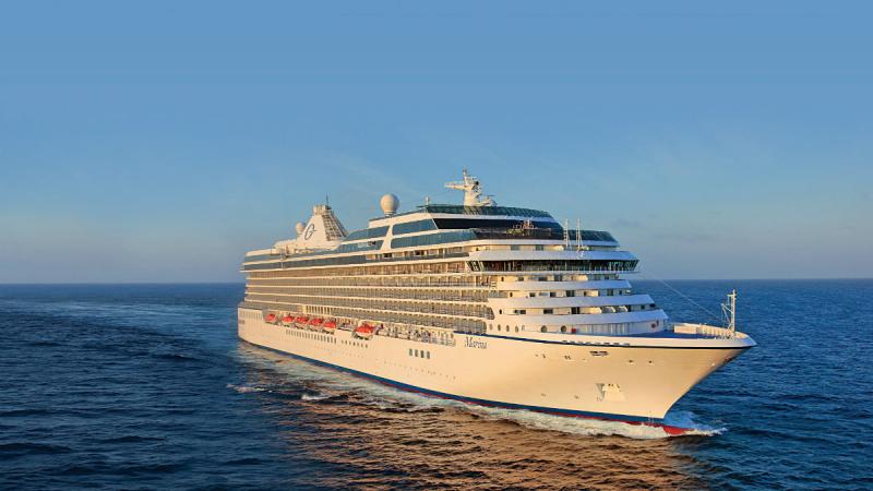 Oceania Cruises will resume cruise operations with the 1,250-guest Marina in August