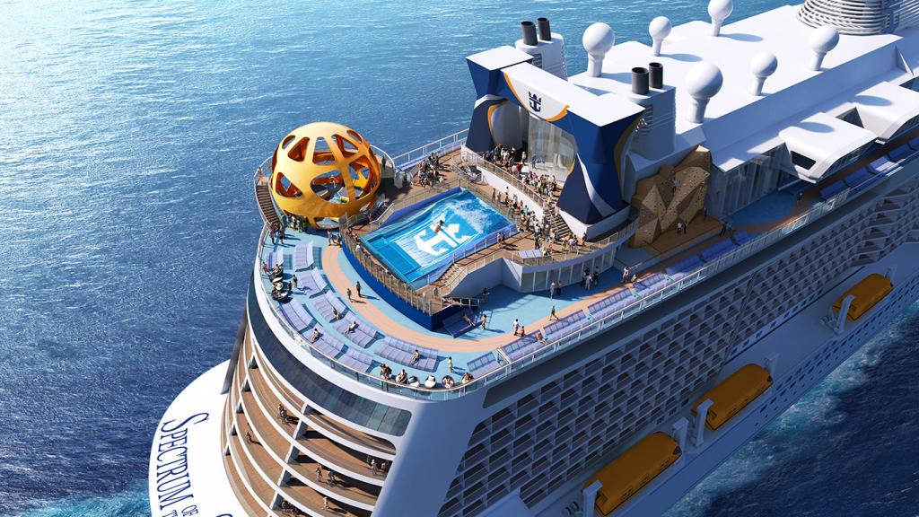 Spectrum of the Seas View from above