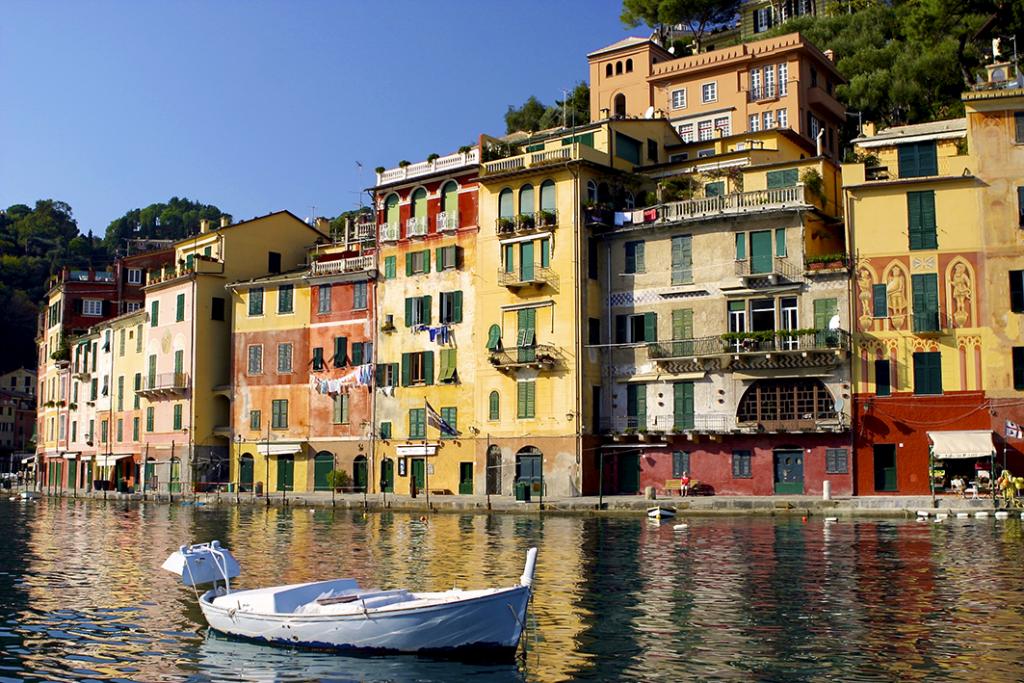 Seabourn's luxury Mediterranean cruise calls at Portofino, Italy