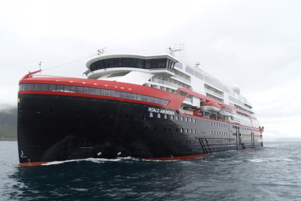 Hurtigruten MS Roald Amundsen cruise ship, expedition cruise
