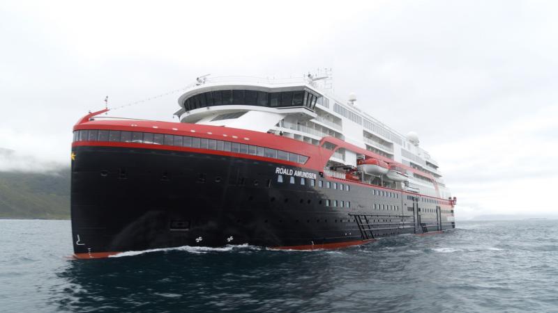 Hurtigruten MS Roald Amundsen cruise ship, expedition cruise