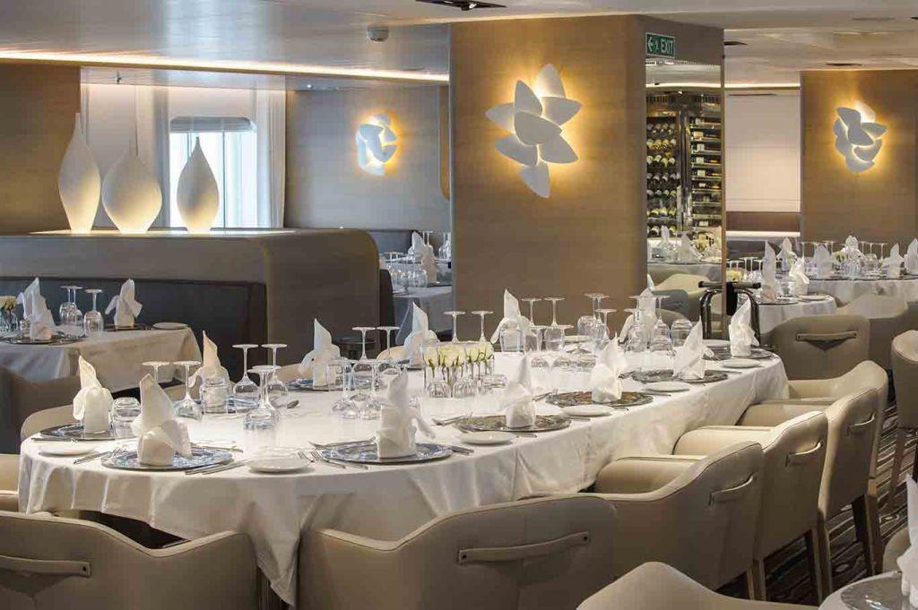 L'Astral dining room, Ponant, gourmet cruises