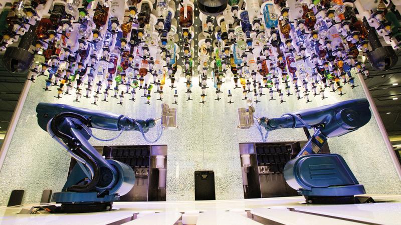 Cruise ship technology: Bionic Bar
