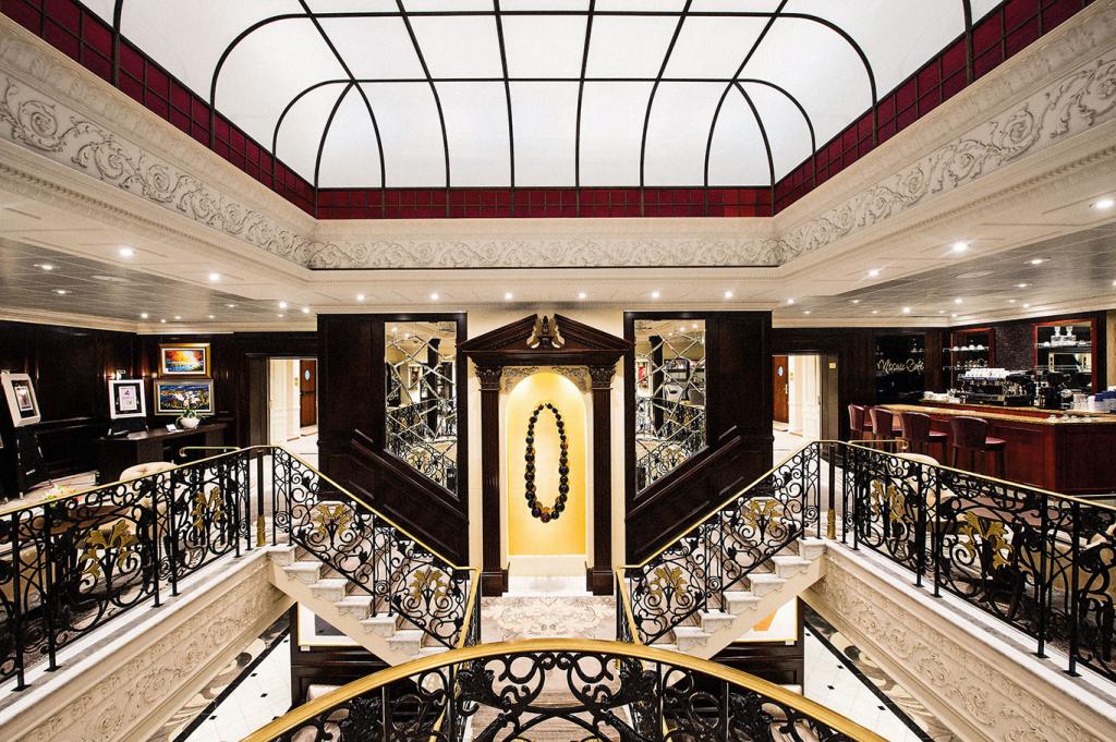 Azamara cruise ship stairwell