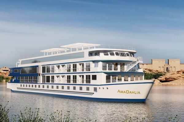 AmaWaterways, AmaDahlia new ship, river cruise, Nile,
