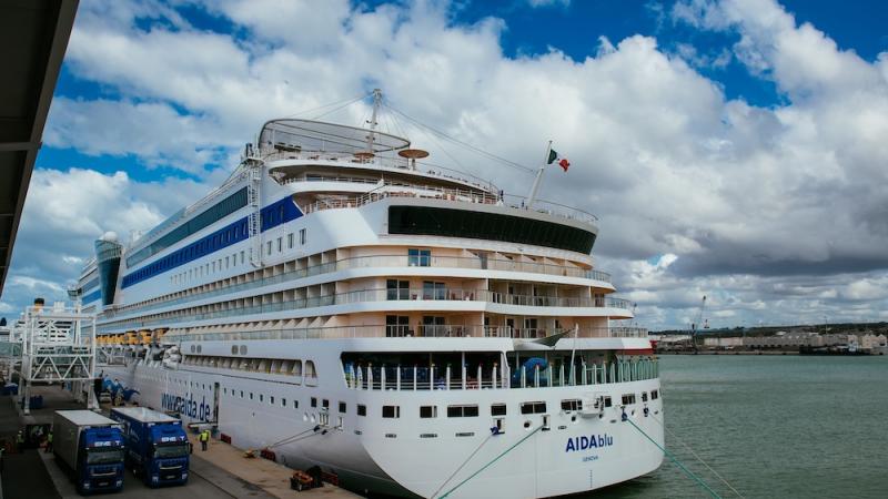 Aida Cruises AidaBlu In Civitavecchia