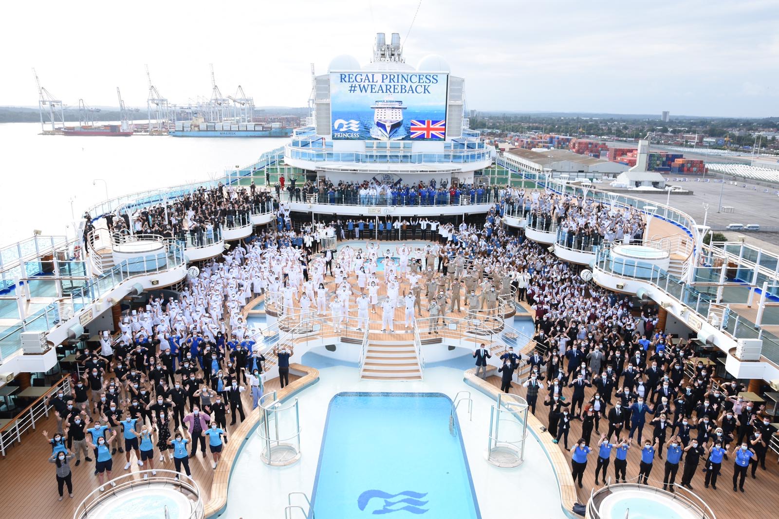 Princess Cruises hails 'electric' UK cruise restart on Regal Princess