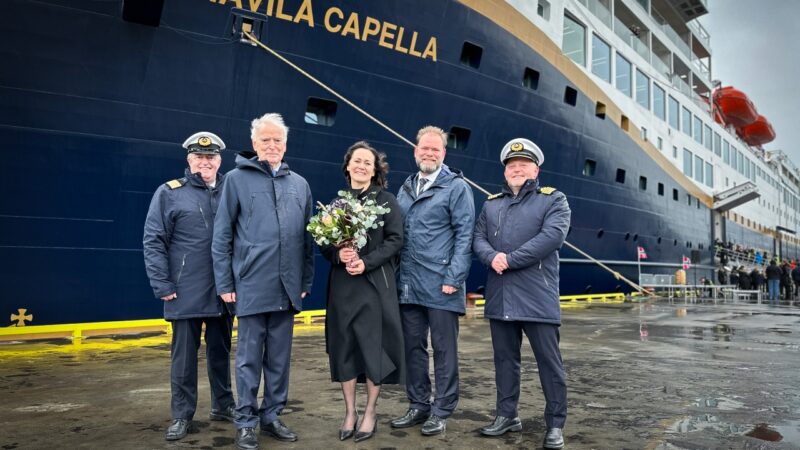 Havila Voyages christens Capella in Norway
