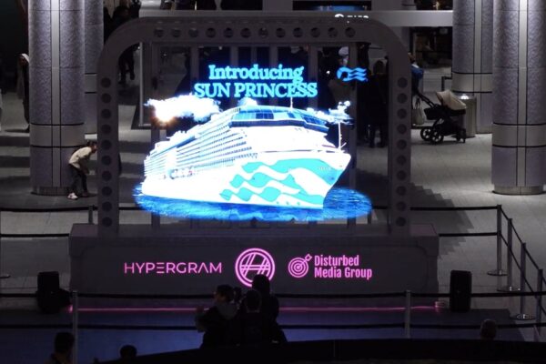 Princess Cruises claims 'industry first' with holographic display, Sun Princess