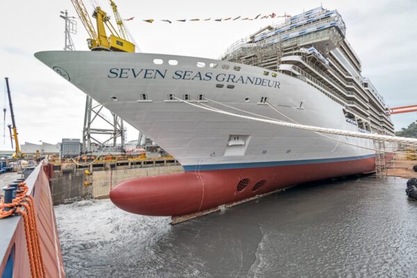 Regent Seven Seas floats out new ship Grandeur