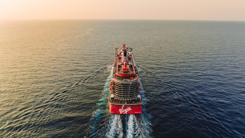 Virgin Voyages Resilient Lady sailing