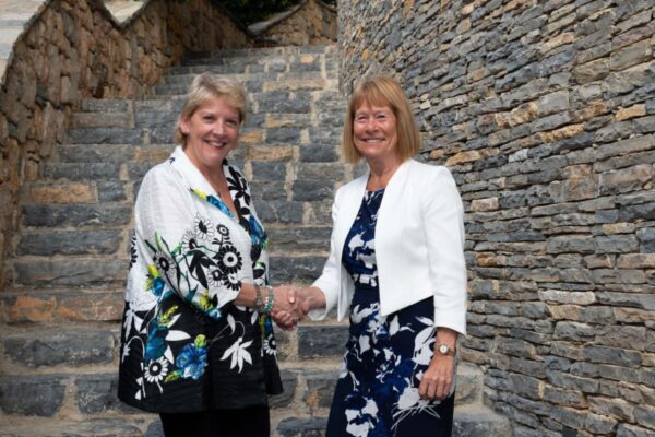 Former Celebrity Cruises boss Jo Rzymowska and Hays Travel owner and chair Dame Irene Hays