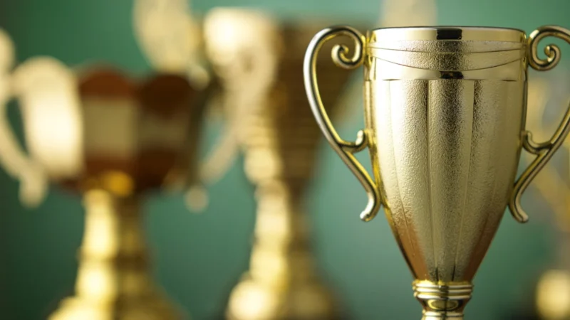 awards, riviera travel, trophies,