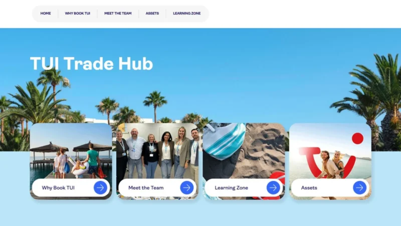 Tui and Marella Cruises trade portal