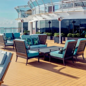 Cunard Queen Elizabeth Grills Terrace