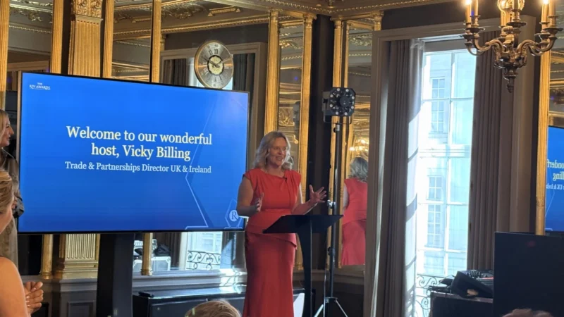 Vicky Billing at the Riv Awards