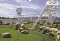 Mini Golf on a Cruise ship