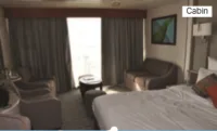 Cruise ship cabin