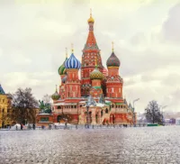 St Basil's Cathedral - Red Square - Moscow - Russia