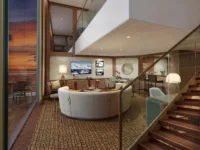 A Wintergarden suite on Seabourn Venture