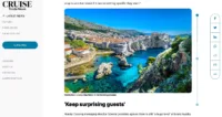 Cruise Trade News new website article layout