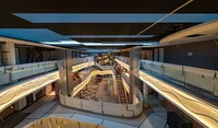 MSC World America's World Galleria spans 3 decks and lined with boutiques, restaurants and bars
